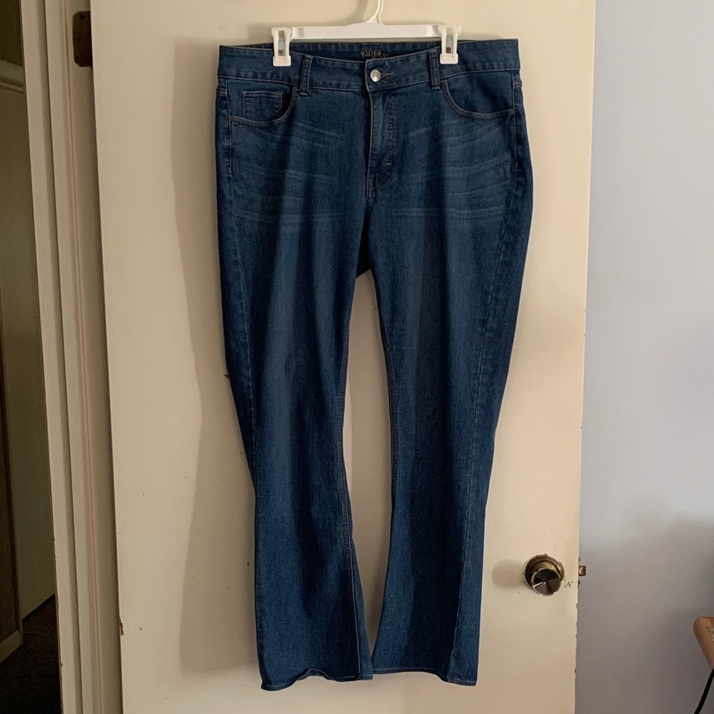 Riders by Lee Dark Blue Boot Cut Jeans - Picture 10 of 10